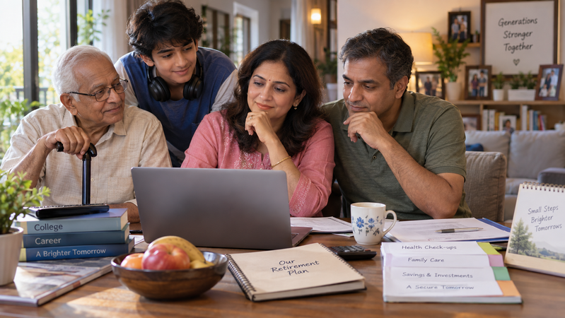 The Sandwich Generation: Balancing Kids, Aging Parents, and Your Own Retirement